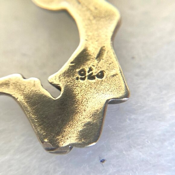 Sterling Silver 925 1.33" Jumping Cheerleader Cheer Cheerleading Pendant Charm - Picture 8 of 15